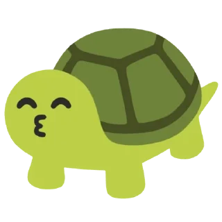 😘 emoji Черепашка как смысл жизни Telegram sticker 10 of 31