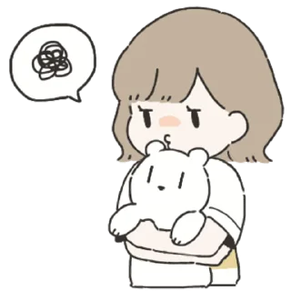 🙄 emoji With You (Girl) @jp_stickers Telegram sticker 20 of 33