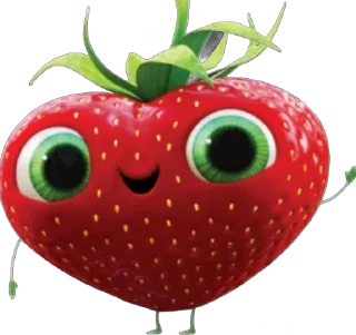 👋 emoji Strawberries Telegram sticker 22 of 25
