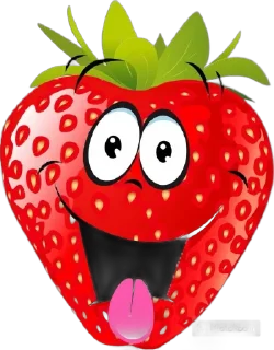Sticker from Strawberries