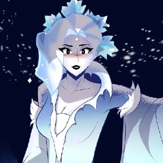 🙂 emoji Frost Queen cookie Telegram sticker 10 of 11