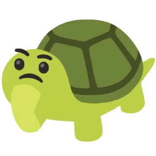 🤔 emoji Черепашка как смысл жизни Telegram sticker 17 of 31