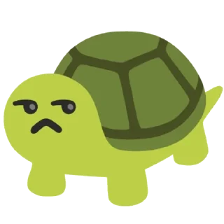 😒 emoji Черепашка как смысл жизни Telegram sticker 21 of 31