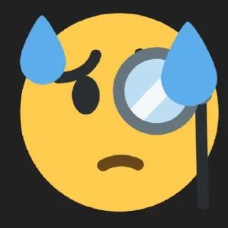 🧐 emoji ПОАРПВЛЮВПЛЮПЫОЮПВЛЮПЛЮВ Telegram sticker 11 of 11