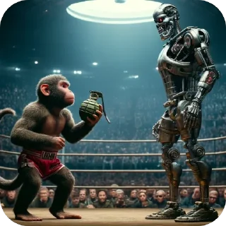 🐒 emoji Бокс Telegram sticker 19 of 84