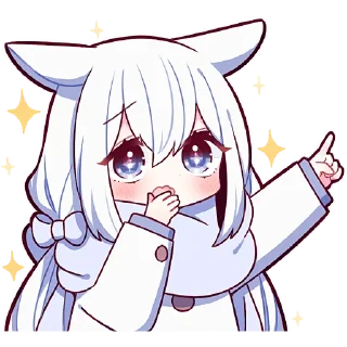 Sticker from Белая зайка 2 @Nyasticks