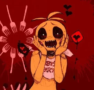 Sticker from БОЛЬШЕ ⇨ @CLOOBHUB ТОЙ ЧИКА ФНАФ TOY CHICA FNAF