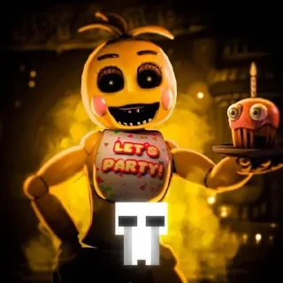 Sticker from БОЛЬШЕ ⇨ @CLOOBHUB ТОЙ ЧИКА ФНАФ TOY CHICA FNAF