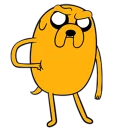 😕 emoji Adventure Time Telegram sticker 15 of 24