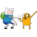 👊 emoji Adventure Time Telegram sticker 16 of 24