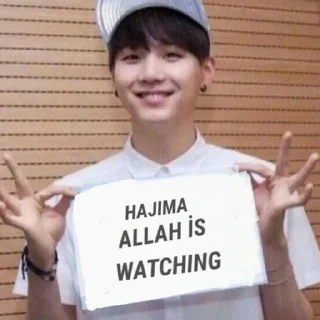 Sticker from haram