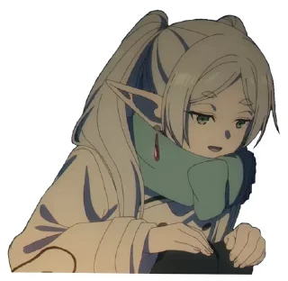 😍 emoji Frieren @anime4_arts Telegram sticker 24 of 31