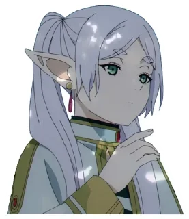 😍 emoji Frieren @anime4_arts Telegram sticker 9 of 31