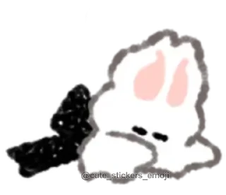 🦇 emoji ૮ᜊ ₊  °  мышка  ૮꒰◞ ◟ ꒱ა .. ૮꒰@CUTE_stickers_emoji꒱ა Telegram sticker 12 of 25