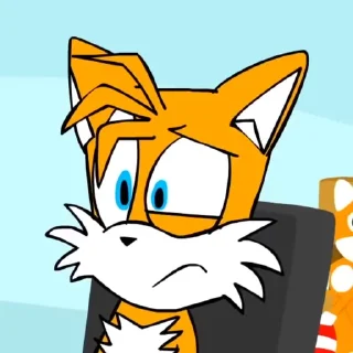 😞 emoji Tails Telegram sticker 18 of 23