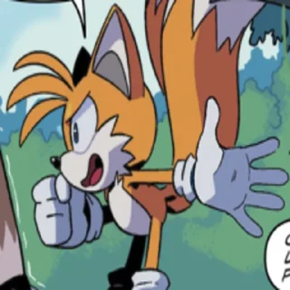 🦊 emoji Tails Telegram sticker 8 of 23