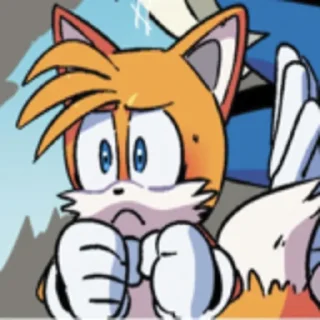 👨‍🚒 emoji Tails Telegram sticker 5 of 23