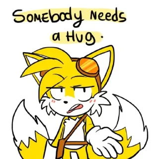 😁 emoji Tails Telegram sticker 19 of 23