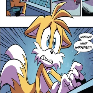 😨 emoji Tails Telegram sticker 23 of 23