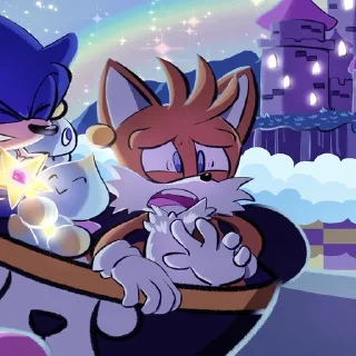 🦊 emoji Tails Telegram sticker 22 of 23