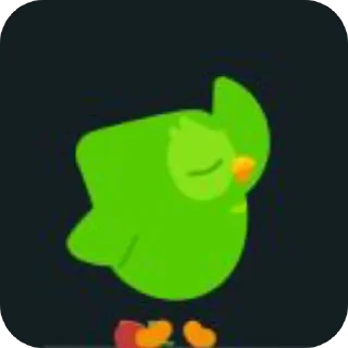👍 emoji Duolingo (by: @hd_kanon) Telegram sticker 21 of 54