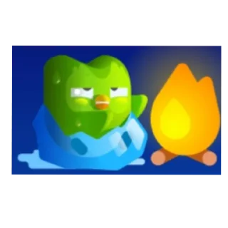 🥶 emoji Duolingo (by: @hd_kanon) Telegram sticker 6 of 54