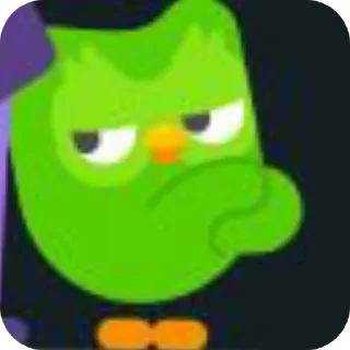 👍 emoji Duolingo (by: @hd_kanon) Telegram sticker 23 of 54