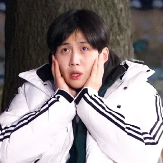 😱 emoji @jonafzan Kim Seon Ho 김선호 Kim Sun Ho Telegram sticker 18 of 120