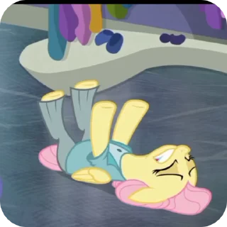 ☠ emoji fluttershy 🍓 :: @mlll1p Telegram sticker 5 of 55