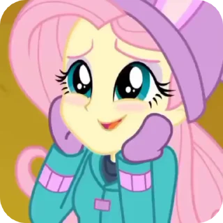 ☺️ emoji fluttershy 🍓 :: @mlll1p Telegram sticker 22 of 55