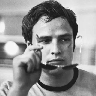 🕶 emoji Marlon Brando Telegram sticker 8 of 35