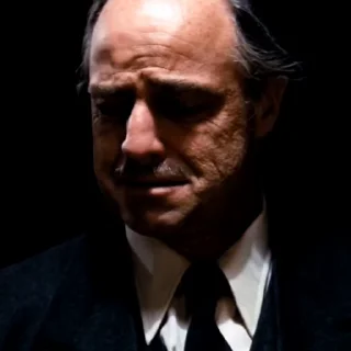 😭 emoji Marlon Brando Telegram sticker 15 of 35