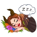 😴 emoji Maleficent Telegram sticker 19 of 30