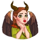 ☺️ emoji Maleficent Telegram sticker 13 of 30