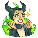 😈 emoji Maleficent Telegram sticker 21 of 30