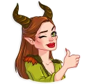 😉 emoji Maleficent Telegram sticker 3 of 30