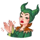 😒 emoji Maleficent Telegram sticker 10 of 30