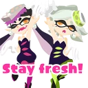 😘 emoji Splatoon: Inkling Injection :: @line_stickers Telegram sticker 5 of 40