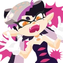 😱 emoji Splatoon: Inkling Injection :: @line_stickers Telegram sticker 14 of 40