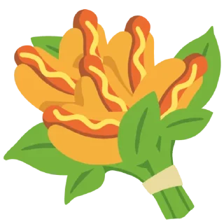 💐 emoji hot dogi dog Telegram sticker 7 of 40