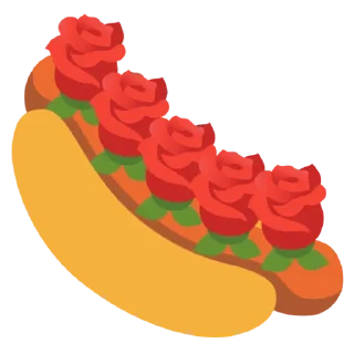 🌹 emoji hot dogi dog Telegram sticker 20 of 40