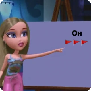Sticker from BRATZ