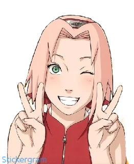 😉 emoji Naruto Official Stickers Telegram sticker 10 of 20