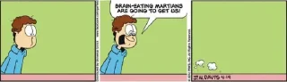 👽 emoji Garfield minus Garfield Telegram sticker 10 of 86