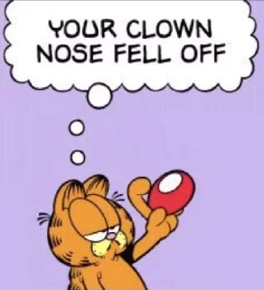 🤡 emoji garfield Telegram sticker 11 of 82