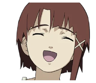 😁 emoji @dangokimochi LainTTL Telegram sticker 6 of 38