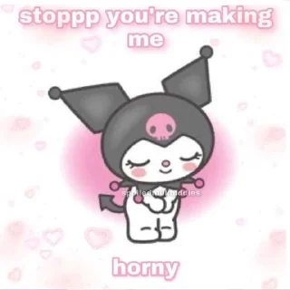 ☺ emoji kuromi for my lovely!! Telegram sticker 23 of 71