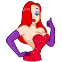 Sticker from Jessica Rabbit