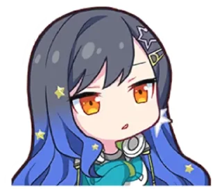 🌟 emoji Шираиши Ан @Bombamiau Telegram sticker 2 of 75