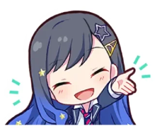 🌟 emoji Шираиши Ан @Bombamiau Telegram sticker 12 of 75